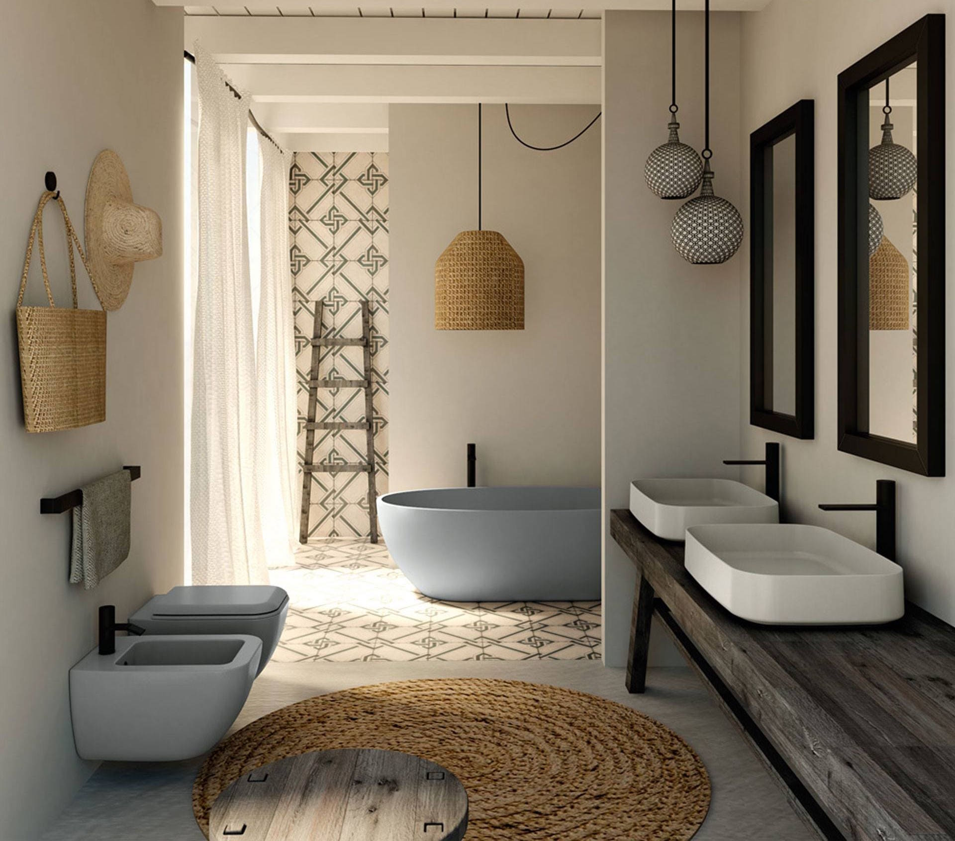 Ceramica Cielo Shui Comfort Italian Bathroom Design 