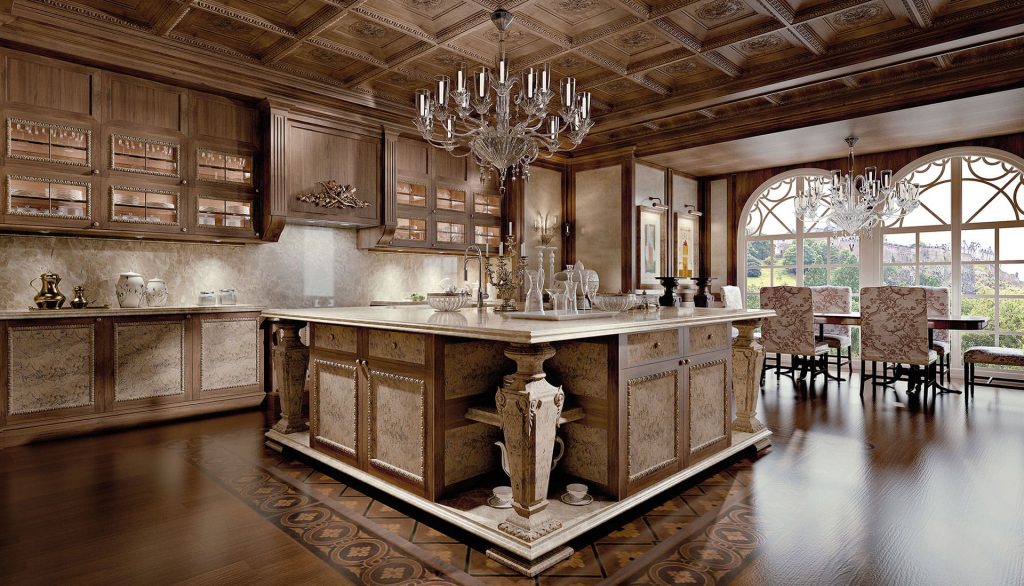 italian style kitchen tile design