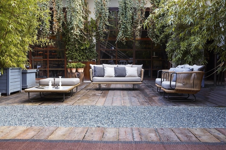 leisure ways catalina wicker high end hotel bench garden patio furniture